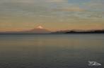 O lago Llanquihue e o vulcão Osorno ao fundo, em Puerto Varas, no sul do Chile
